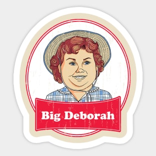 Big Deborah Vintage Crack Texture Sticker